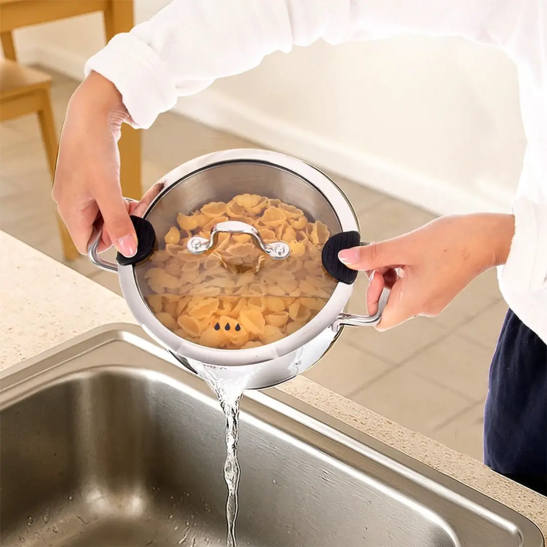 Orion Kookpan 18cm 3,5L - Edelstalen Soeppan - Zilver