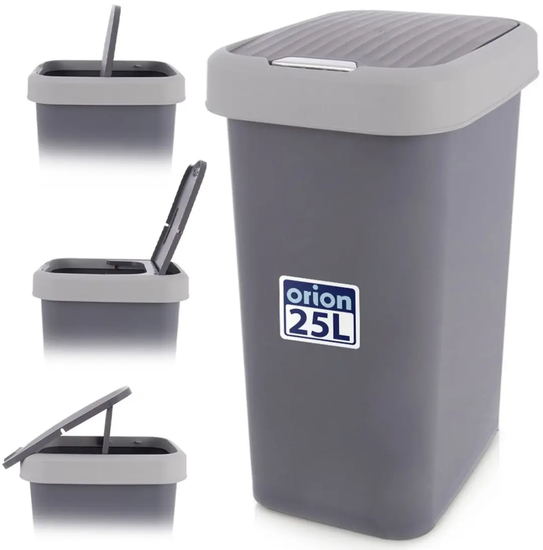 Orion Plastic Prullenbak 25L - Grijs