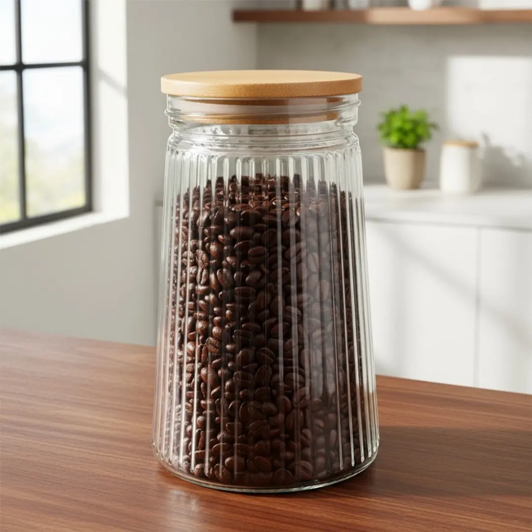 Orion Glazen Voedselcontainer 1L - Transparant
