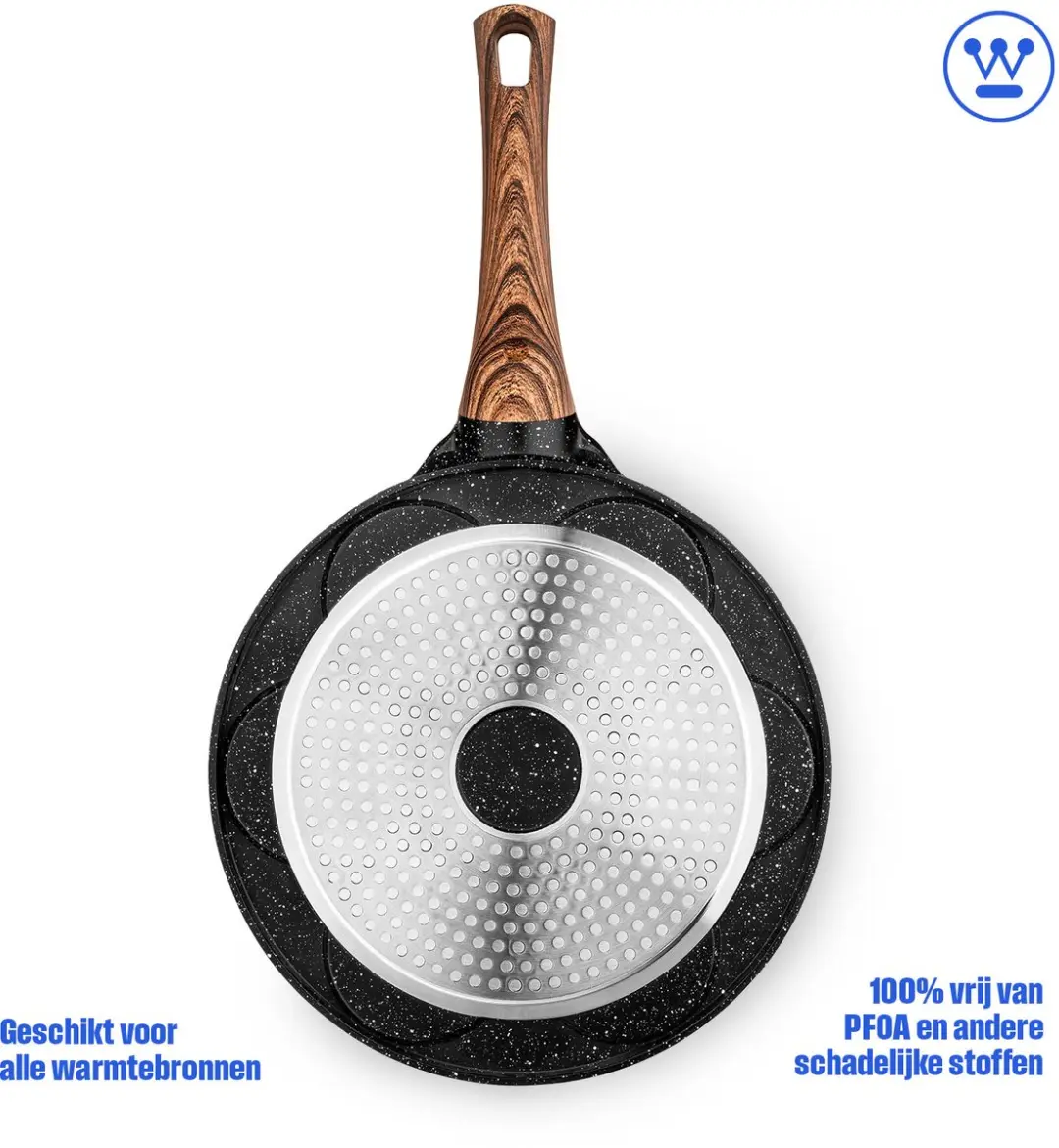 Westinghouse Pannenkoekenpan 26cm Inductie - Zwart