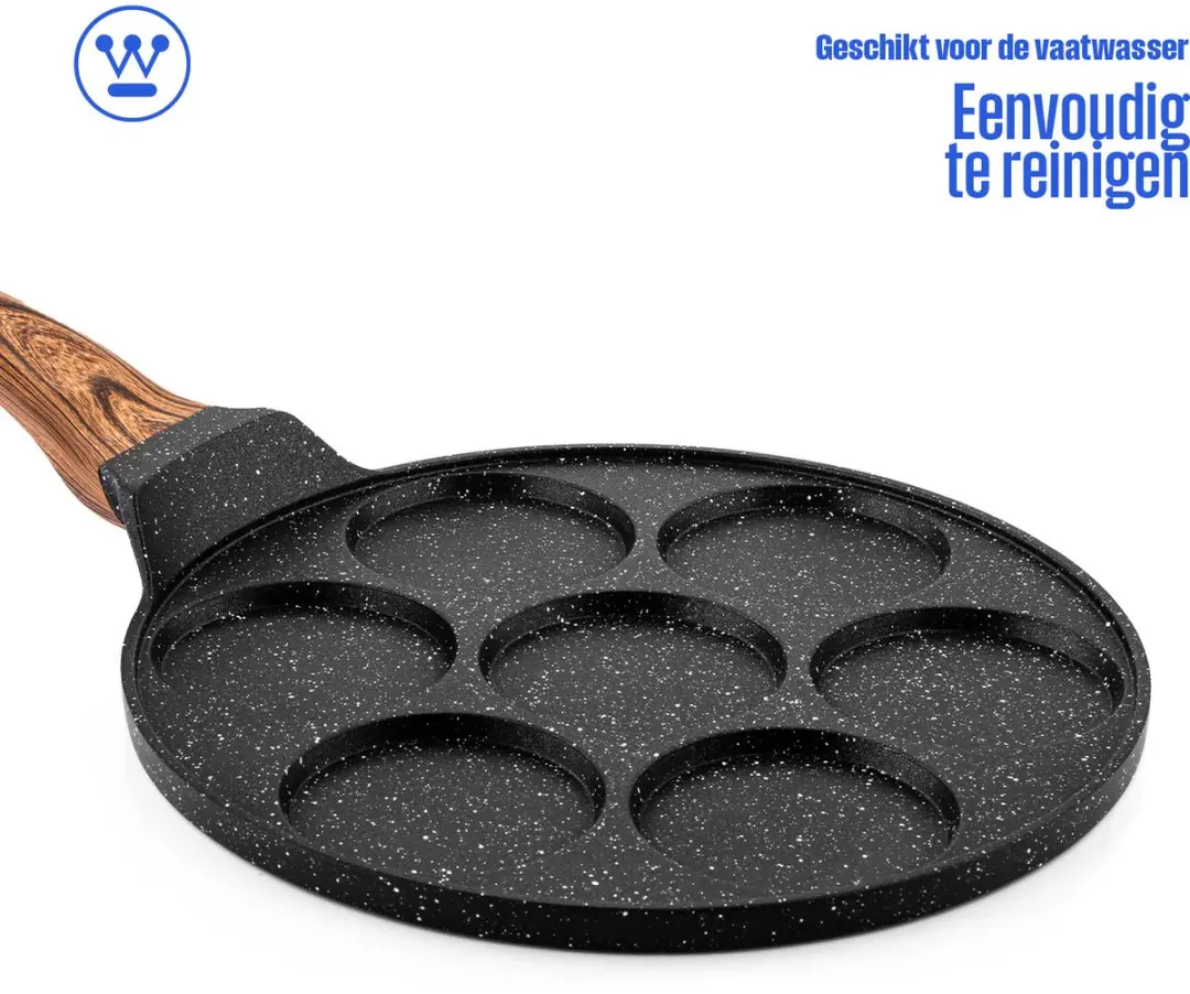 Westinghouse Pannenkoekenpan 26cm Inductie - Zwart