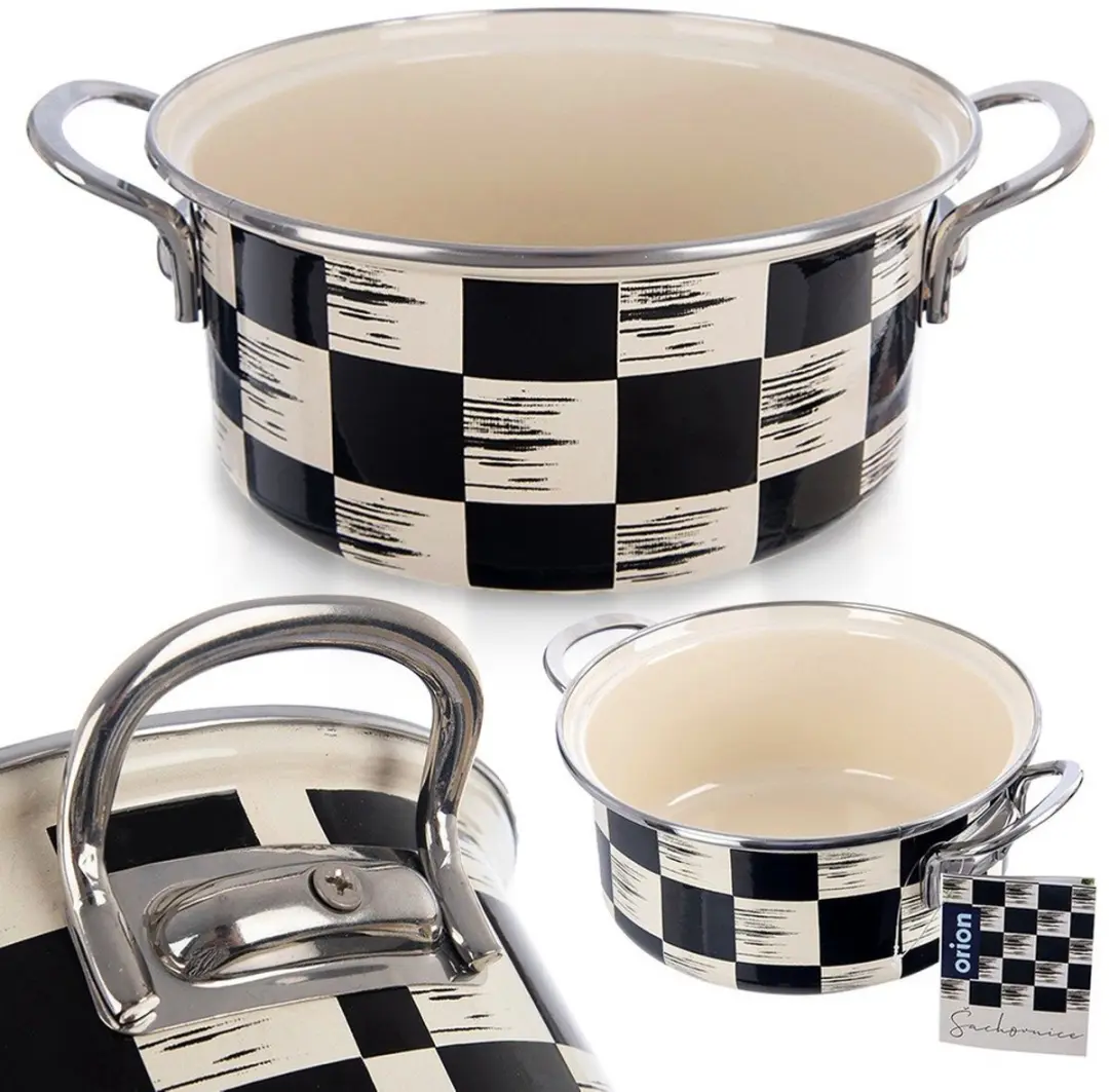 Orion Emmer Pot Schaakbord 20cm - 2.2L - Zwart