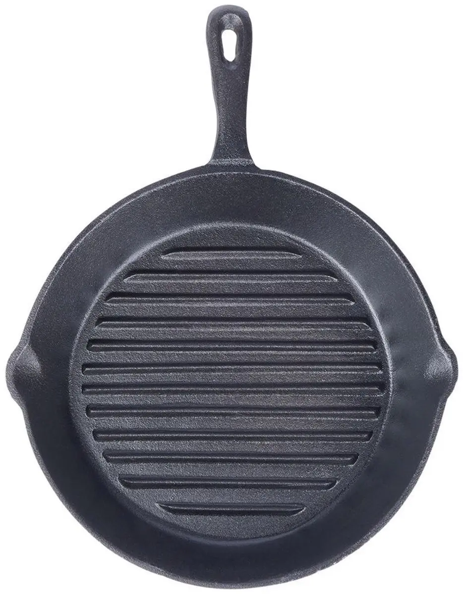 Orion Gietijzeren Grillpan 24cm - Inductie & Oven