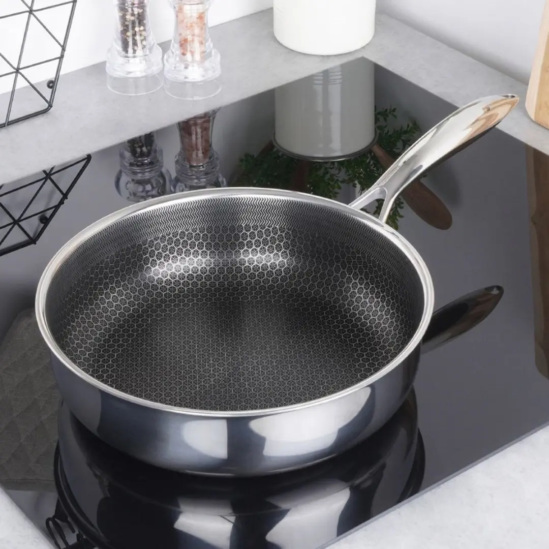 Orion Kookcel Hybryd Koekenpan 26cm - Zwart