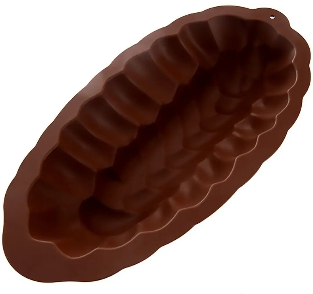 Orion Silline Silicone Bakvorm 41cm - Ovaal - Bruin