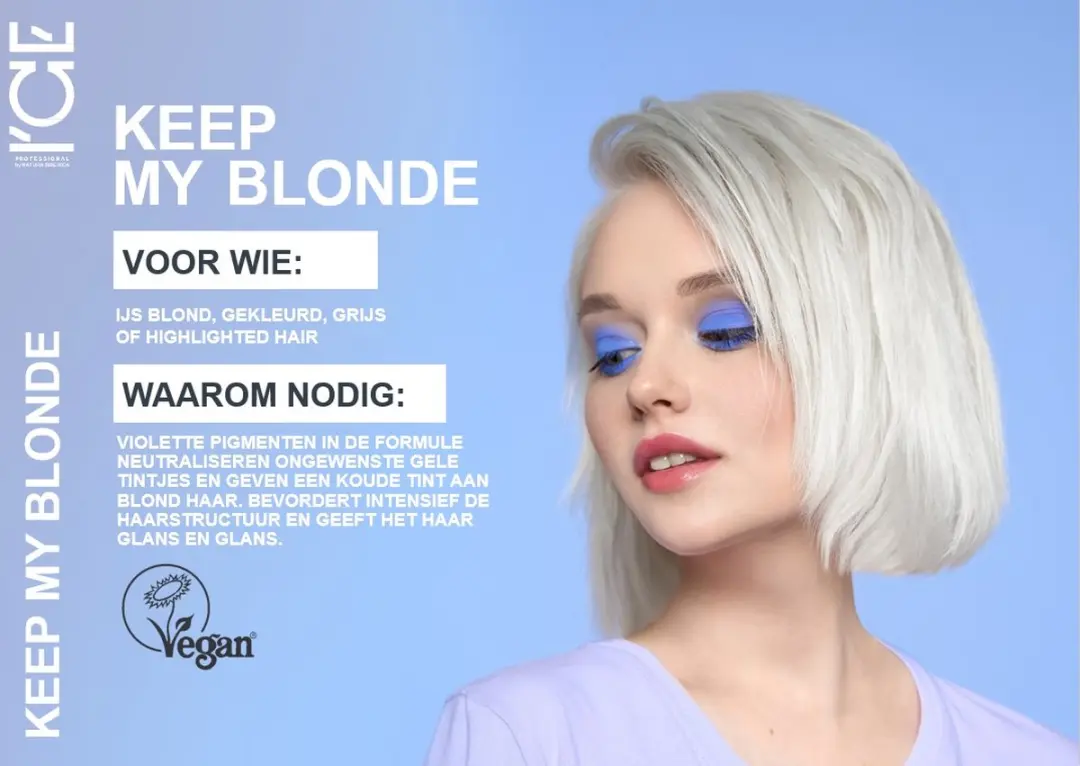 ICE Professional Keep My Blonde Shampoo Anti-geel 1000ml