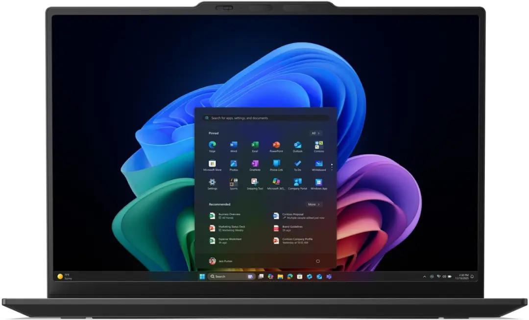 Lenovo ThinkPad X1 Carbon Gen 14 Aura Edition Laptop - 35,6 cm Touchscreen 2.8K - Zwart