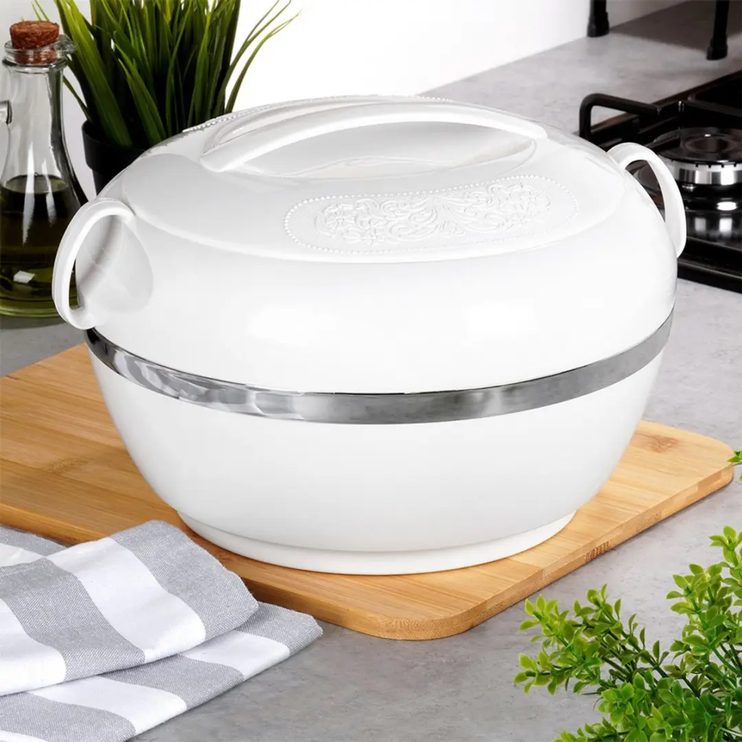 Orion Deluxe Serie Thermosfles 5L - Roestvrijstaal Wit