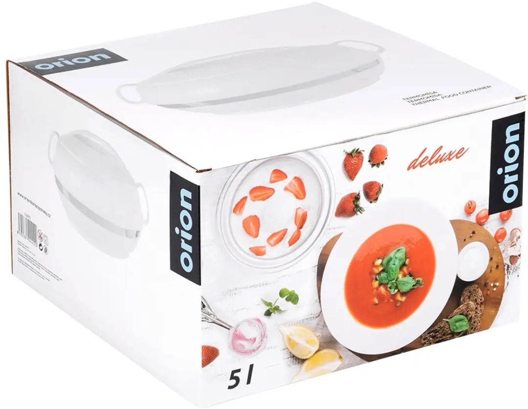 Orion Deluxe Serie Thermosfles 5L - Roestvrijstaal Wit