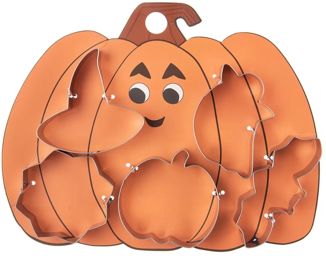 Orion Halloween Koekjessnijders - 5 Stuks Zilver