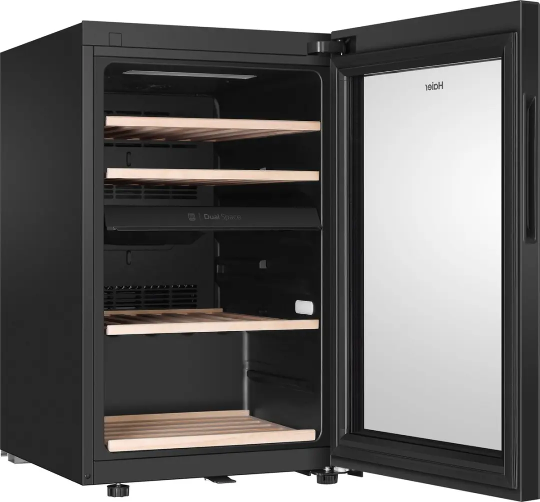 Haier HWS42GDAU1 Wijnkoelkast 42 Flessen - Zwart