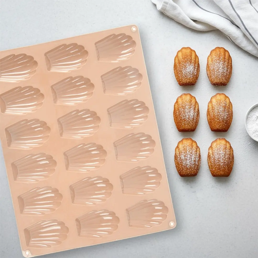 Orion Silicone Zeeschelpen Koekjesvorm 32x24,5cm - afbeelding 6 van 6