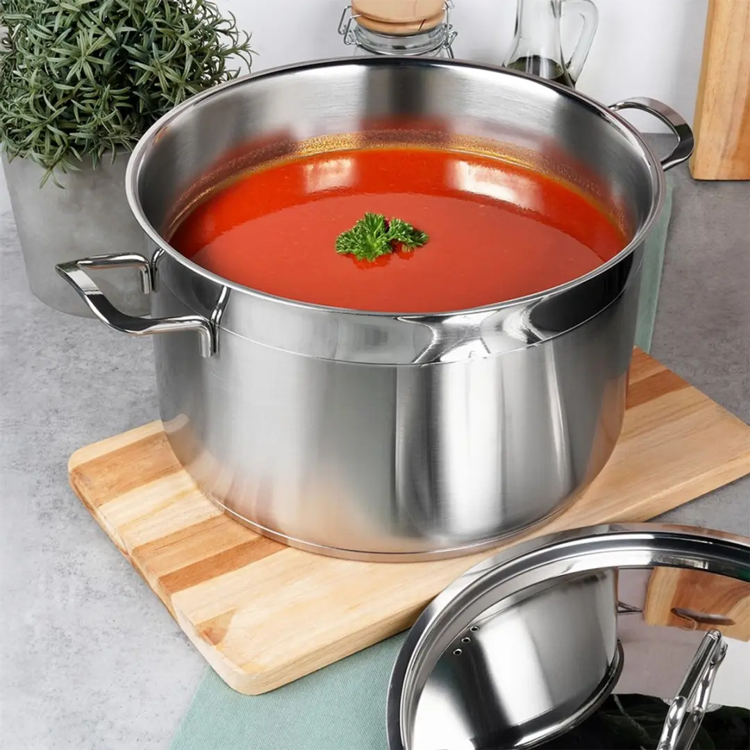 Orion Anett Roestvrijstalen Pan 26cm - 8,2L - Zilver
