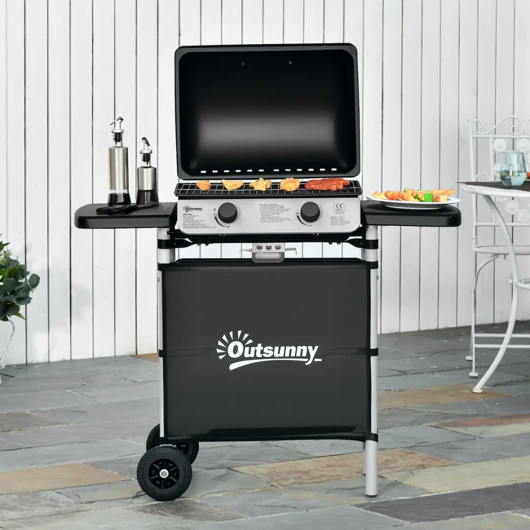 Outsunny Gasgrill - Zwart