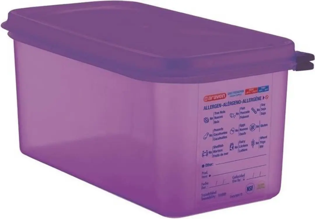 Araven Airtight Voedselbox 6L - Paars