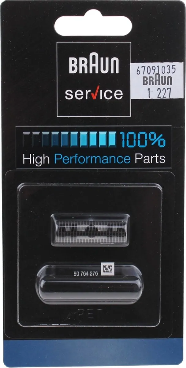 Braun Silk & Soft Messenblok - Vervangend Scheerblad 67091035 - Zilver