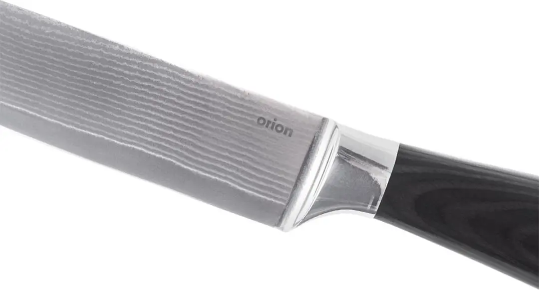Orion Keukenmes Damascus 30,5cm - Zilver/Zwart