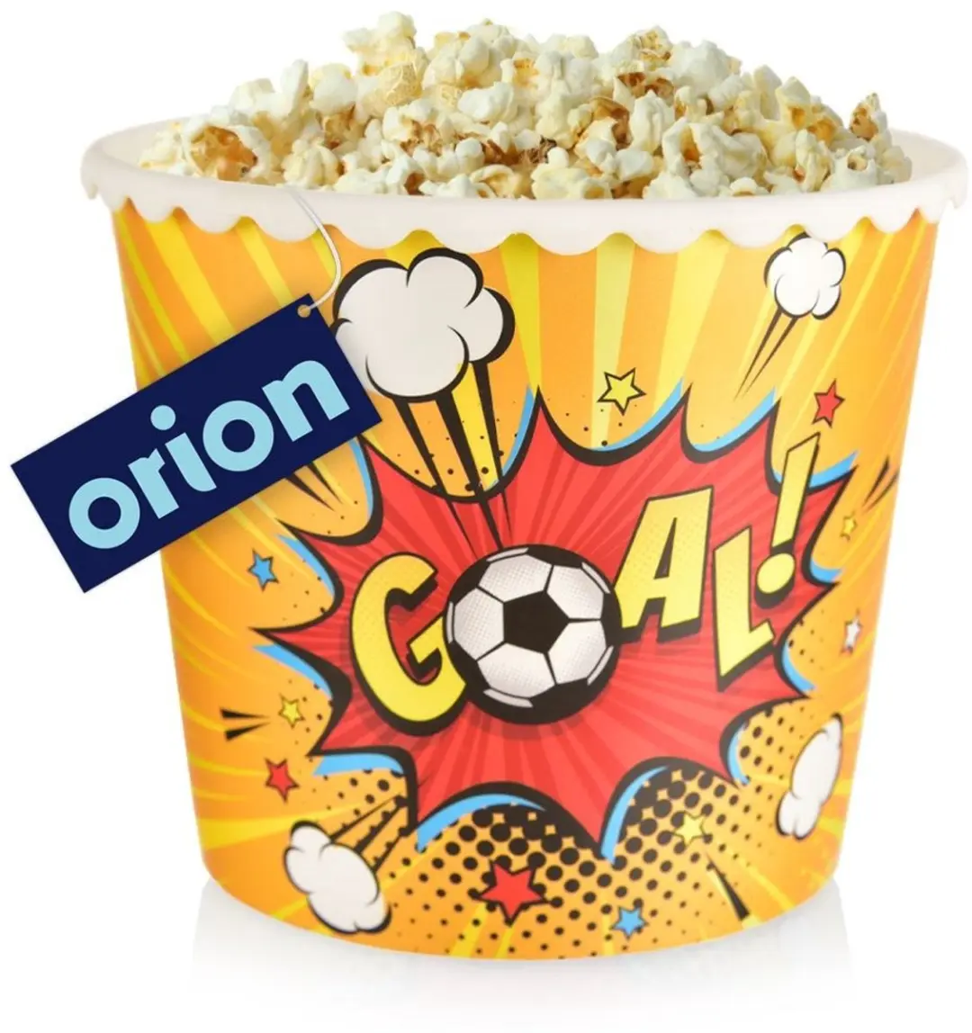 Orion Serveerkom 2,3L - Voetbalthema - Geel/Rood/Wit