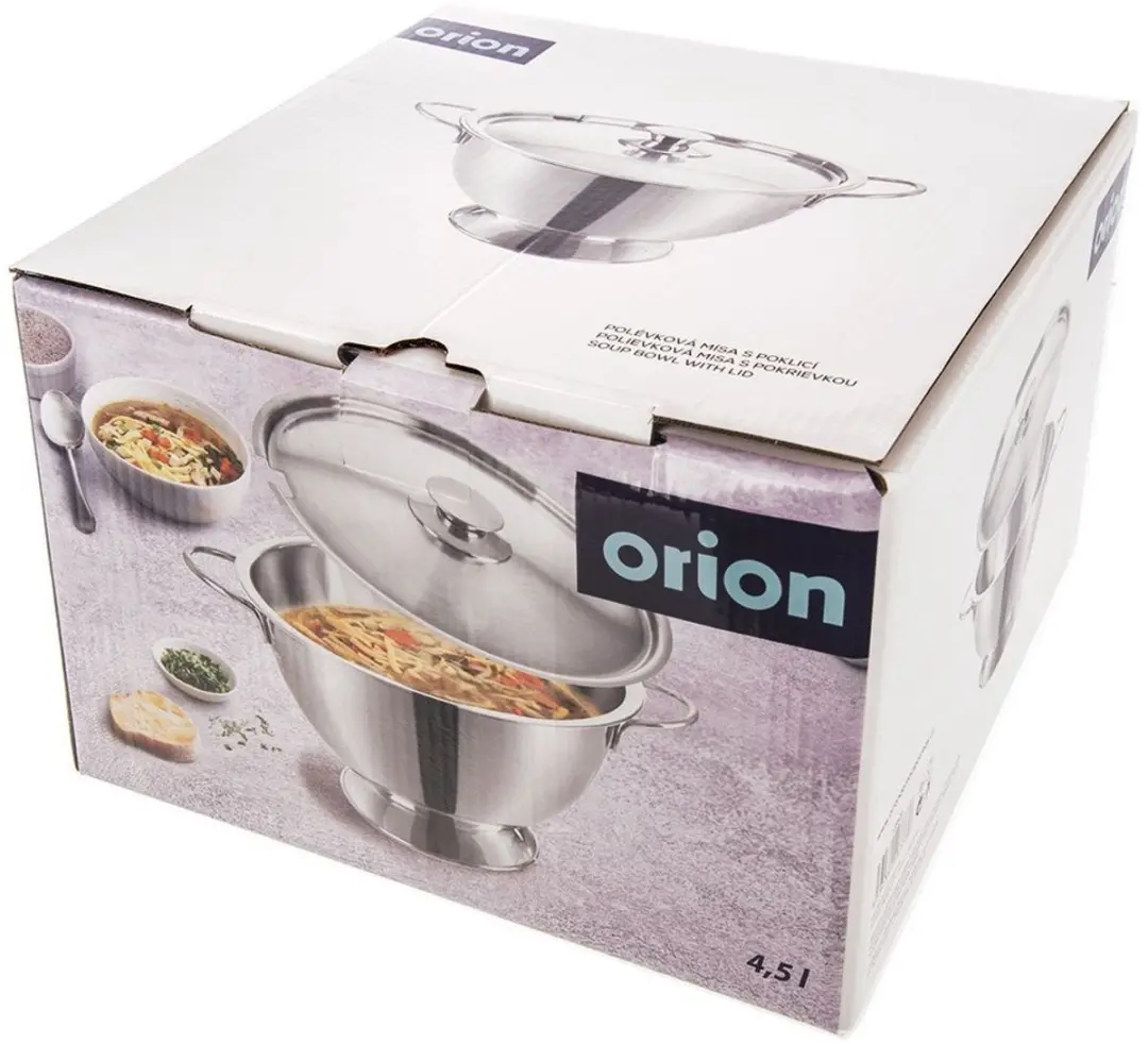 Orion Soeppan Roestvrij Staal 4,5L - Zilver