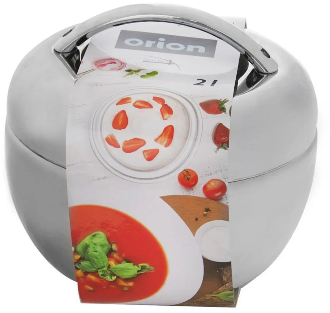 Orion Apple Serie Roestvrijstalen Thermos 2L - Zilver