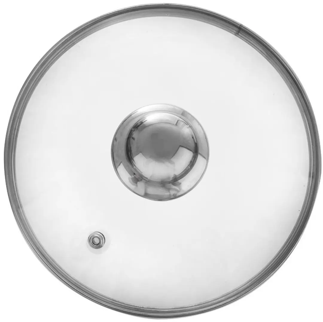 Orion Universele Glazen Deksel 16cm - Transparant/Zilver