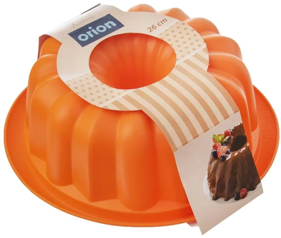 Orion Siliconen Bakvorm 26cm - Oranje