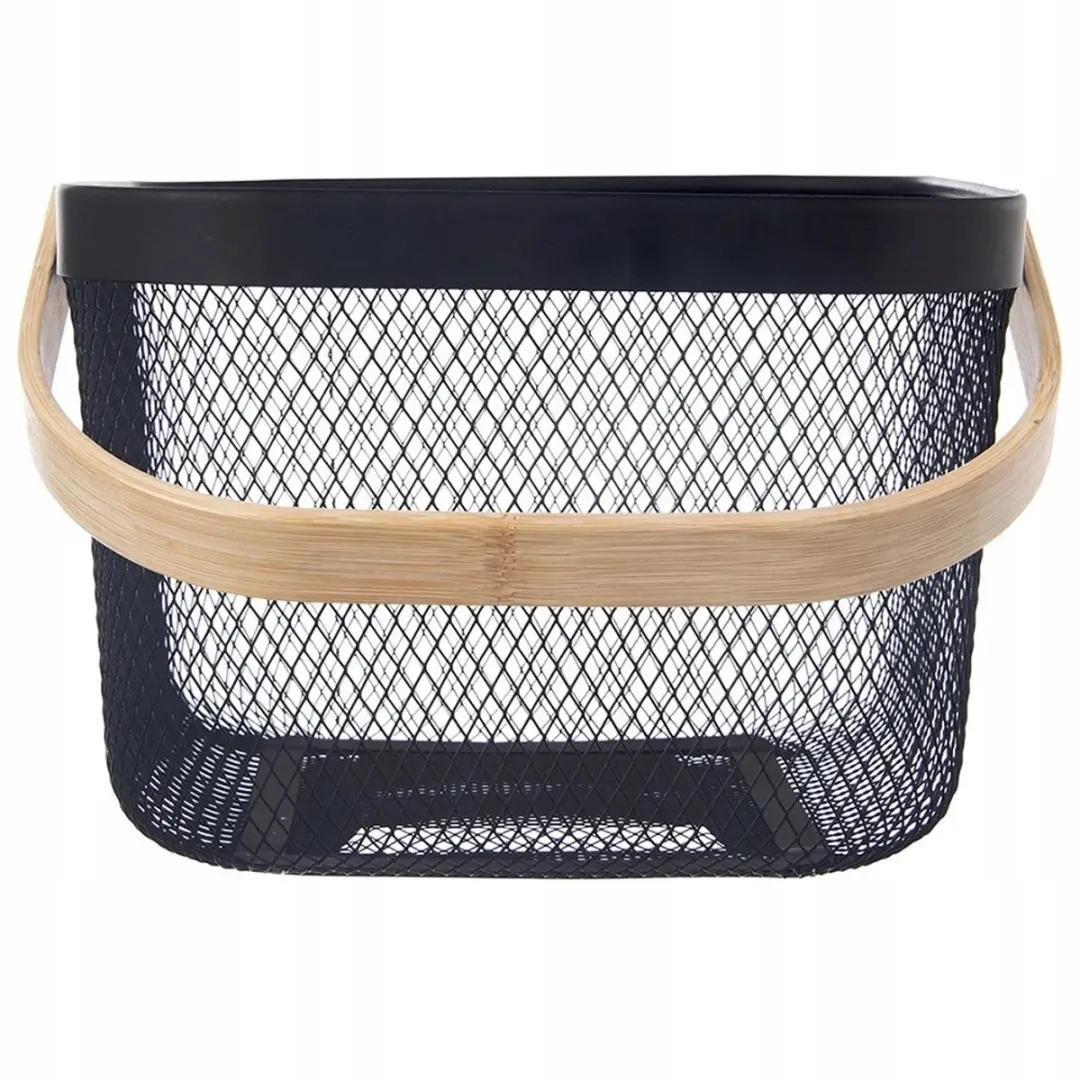 Orion Radka Metalen Mand - 27x24,5x17,5cm Zwart