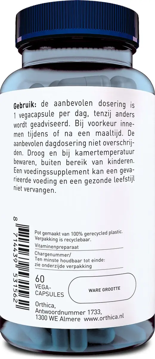 Orthica Nicotinamide-500 60 Vegicaps