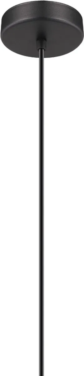 Eglo Mongu 1 Hanglamp E27 Ø18cm - Zwart/Bruin