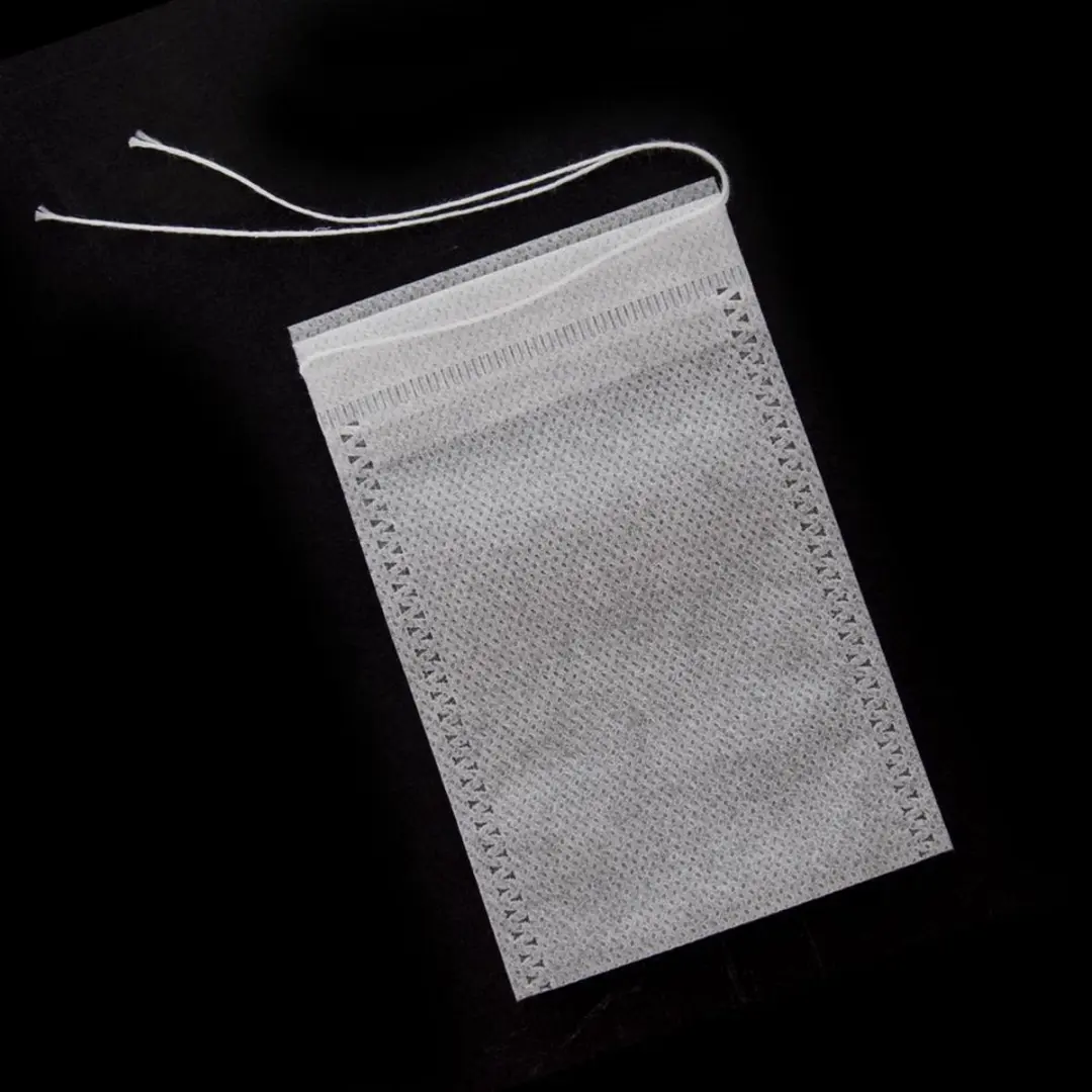 Orion Textiele Theezakjes 50 Stuks - 6,5x10,5cm - Witte Vlokken