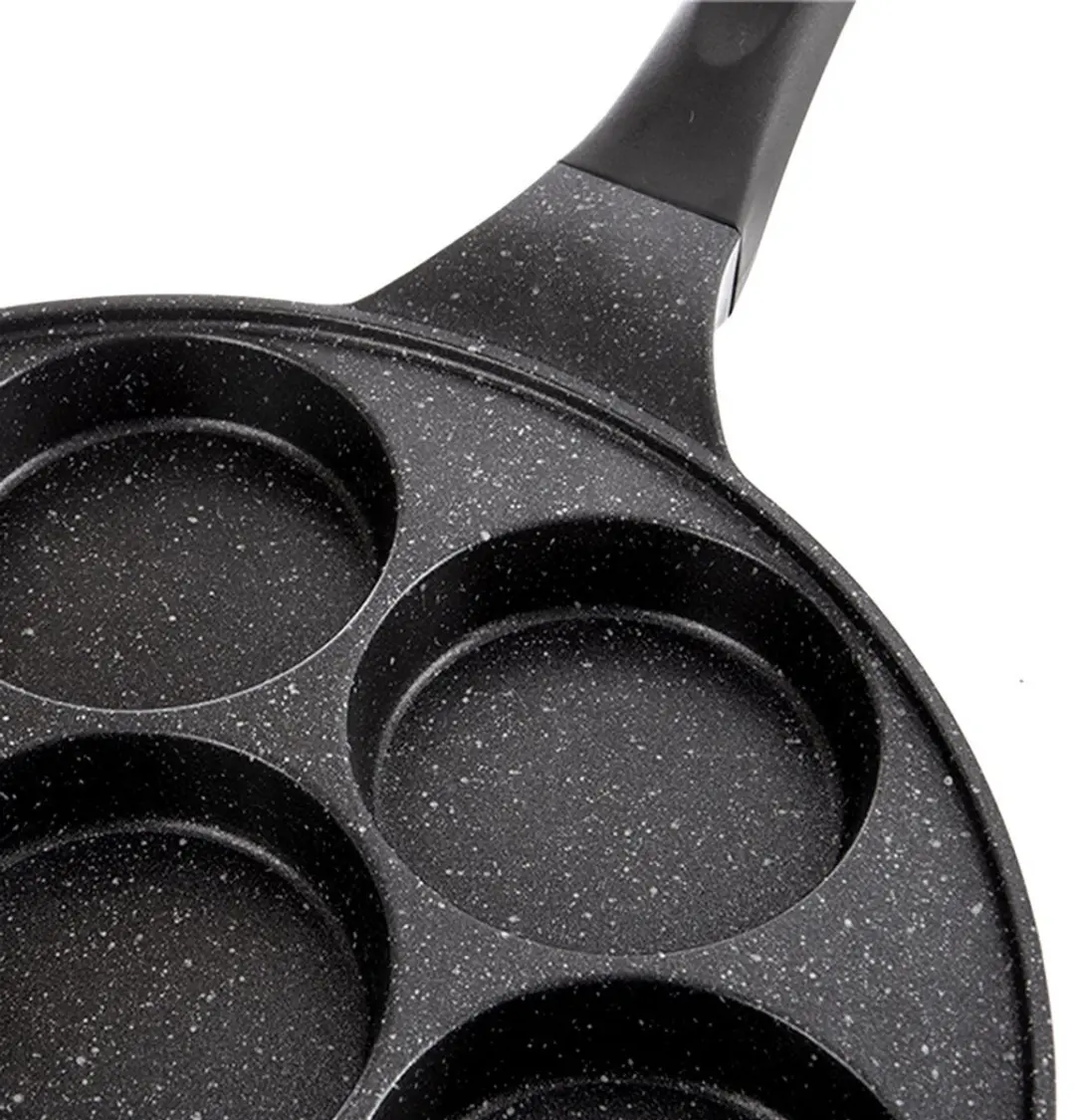 Orion Eierpan Graniet 7 Gaten Grande 27cm - Zwart - afbeelding 6 van 6