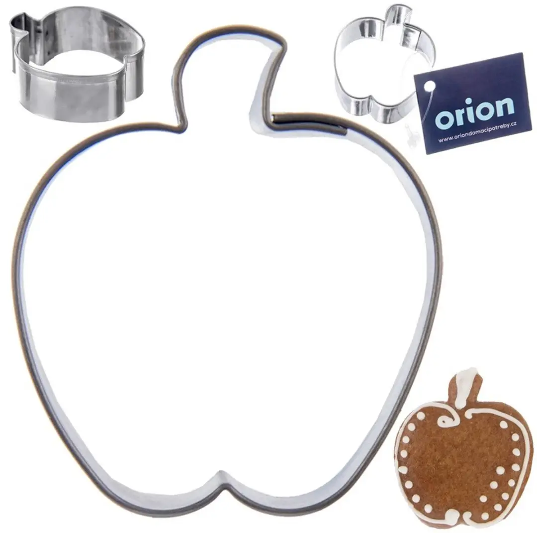 Orion Koekjesuitsteker Appelvorm RVS - 4,3 cm