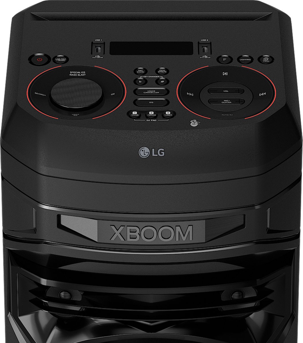 300w zwart mini-systeem met bluetooth - lg - RNC5