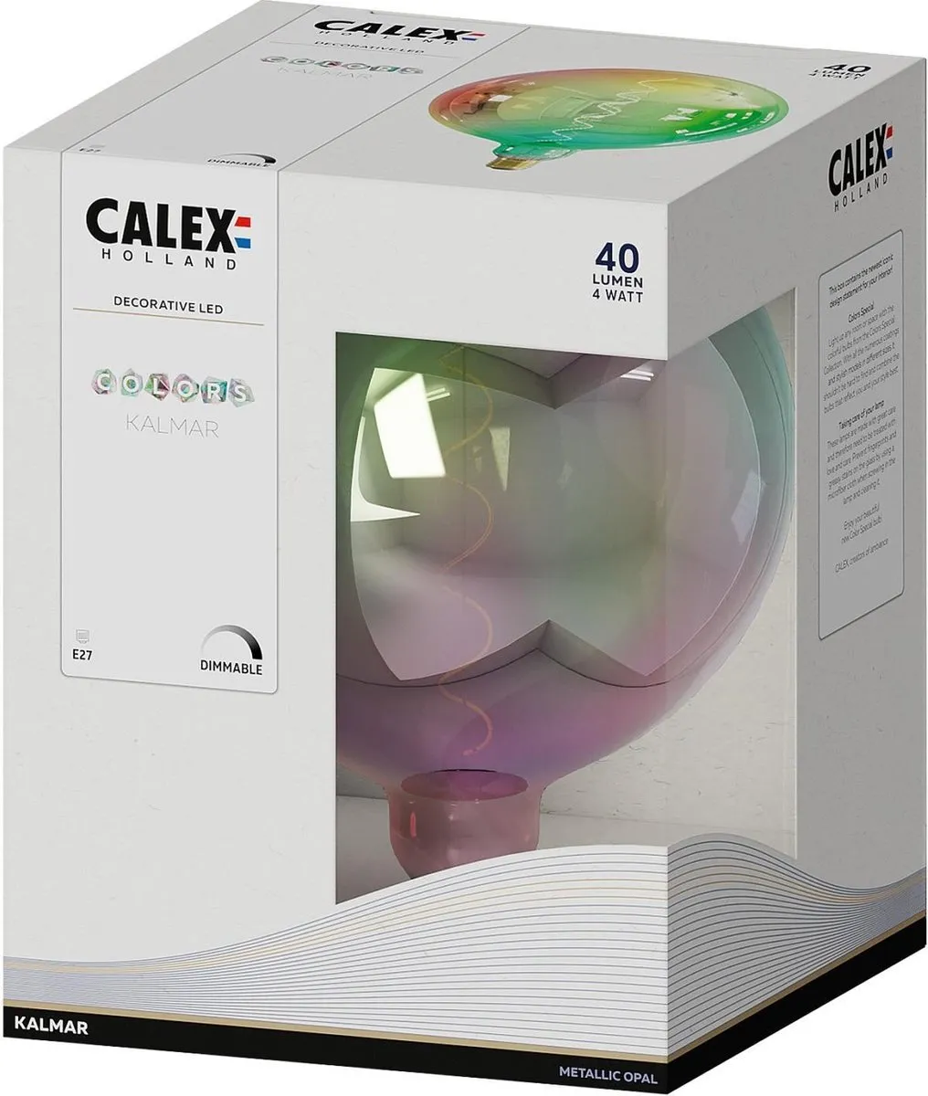 Calex Colors Kalmar LED Lamp Ø20cm - Warm Wit - 2000K - Dimbaar - afbeelding 4 van 6