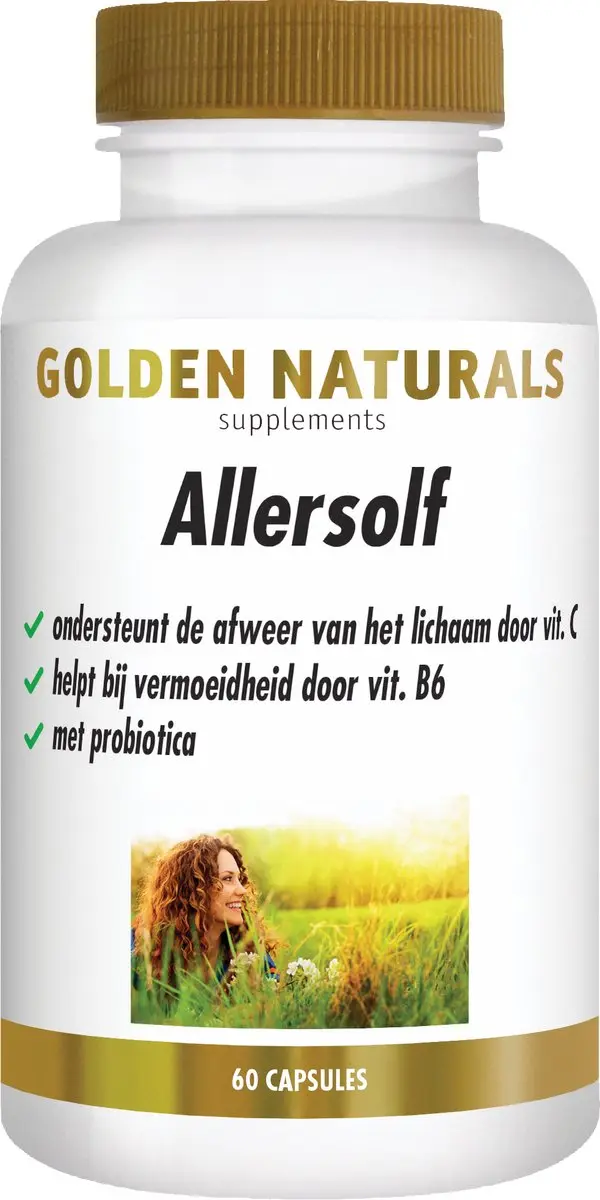 Golden Naturals Allersolf Veganistische Capsules 60 Stuks
