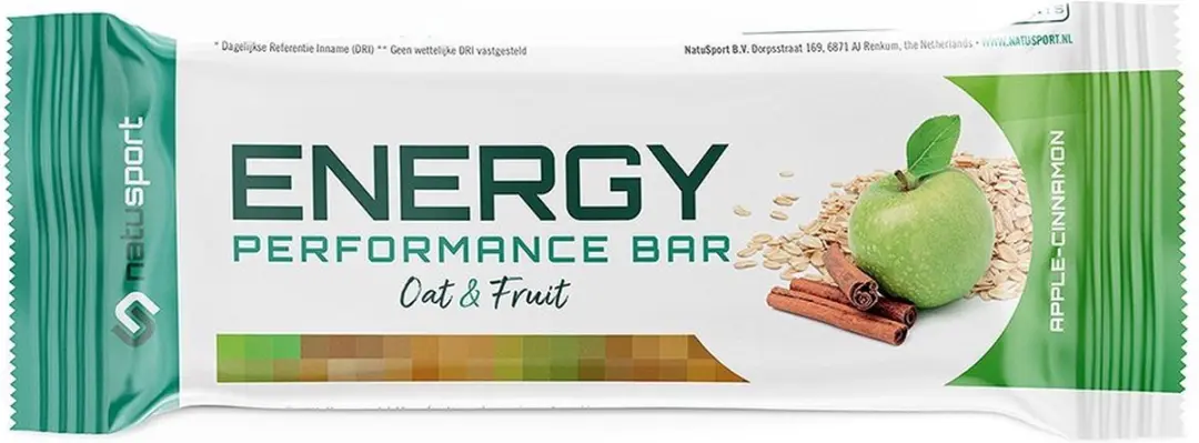 Natusport Energy Performance Bar Apple & Cinnamon - 12 Stuks