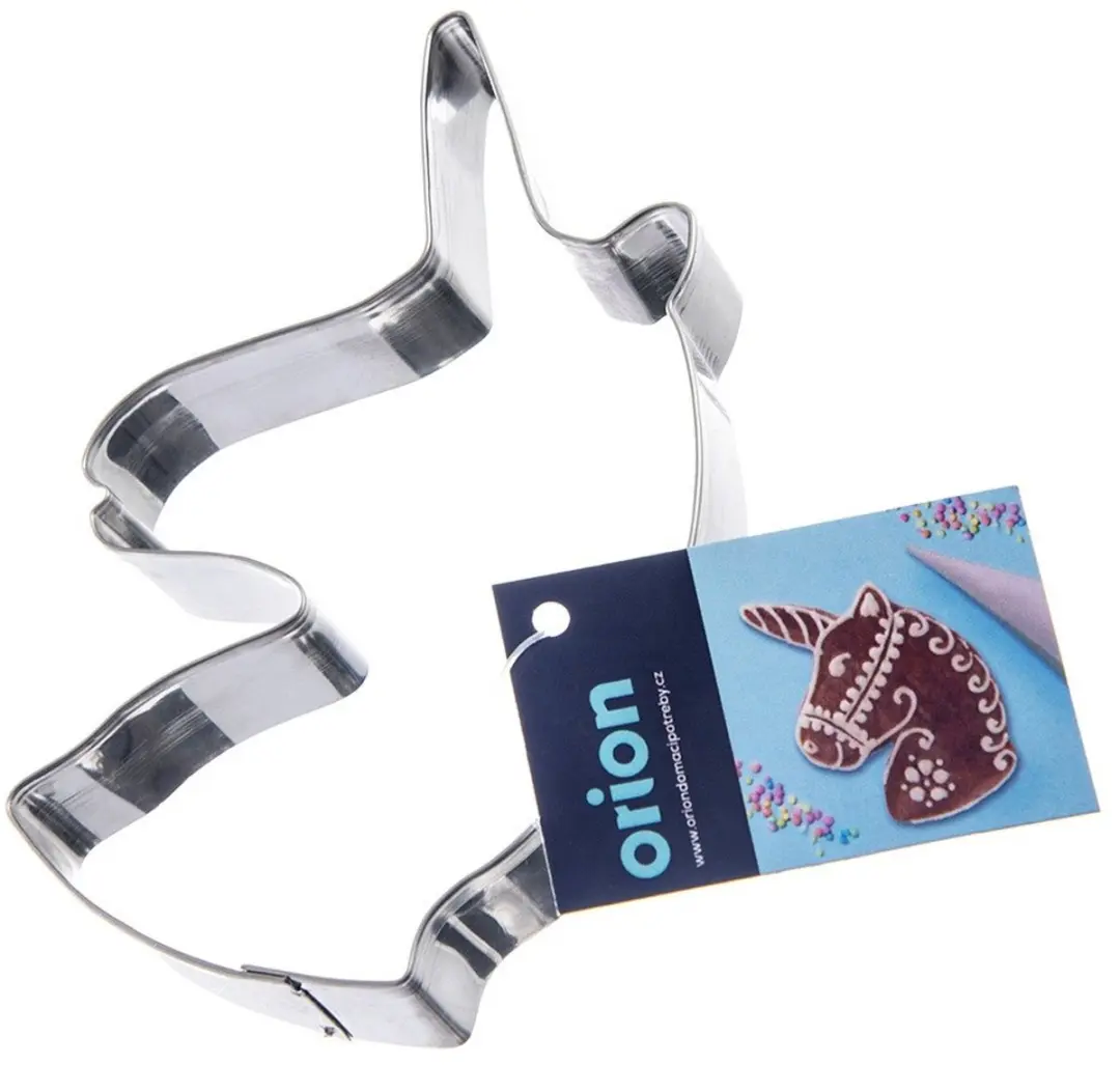 Orion RVS Koekjessteker Eenhoorn 9cm - Zilver