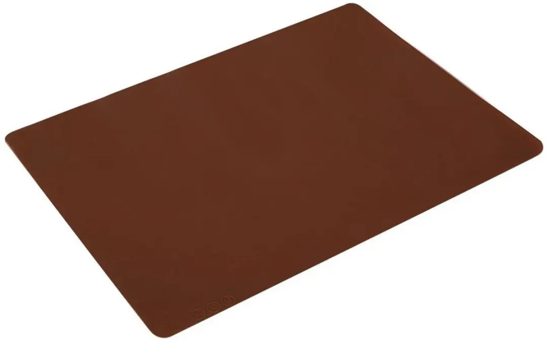 Orion Siliconen Deegmat Sillinie 60x50cm - Oranje/Bruin