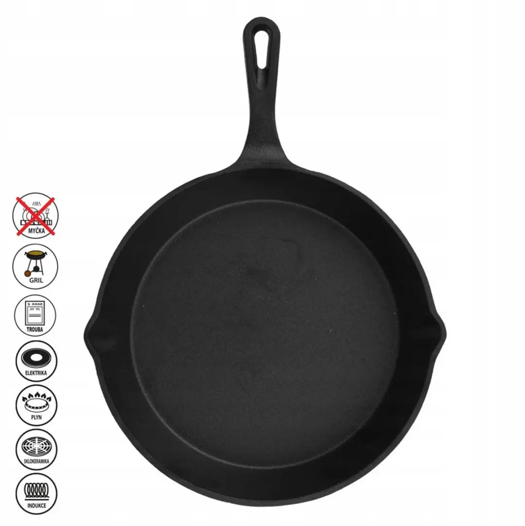 Orion Gietijzeren Koekenpan 25cm - Inductiegeschikt