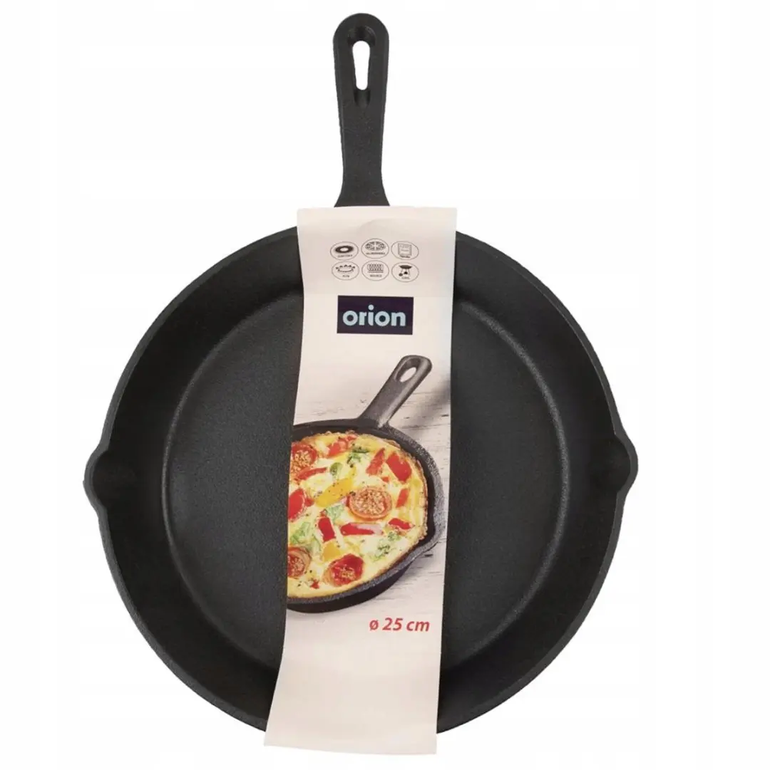 Orion Gietijzeren Koekenpan 25cm - Inductiegeschikt