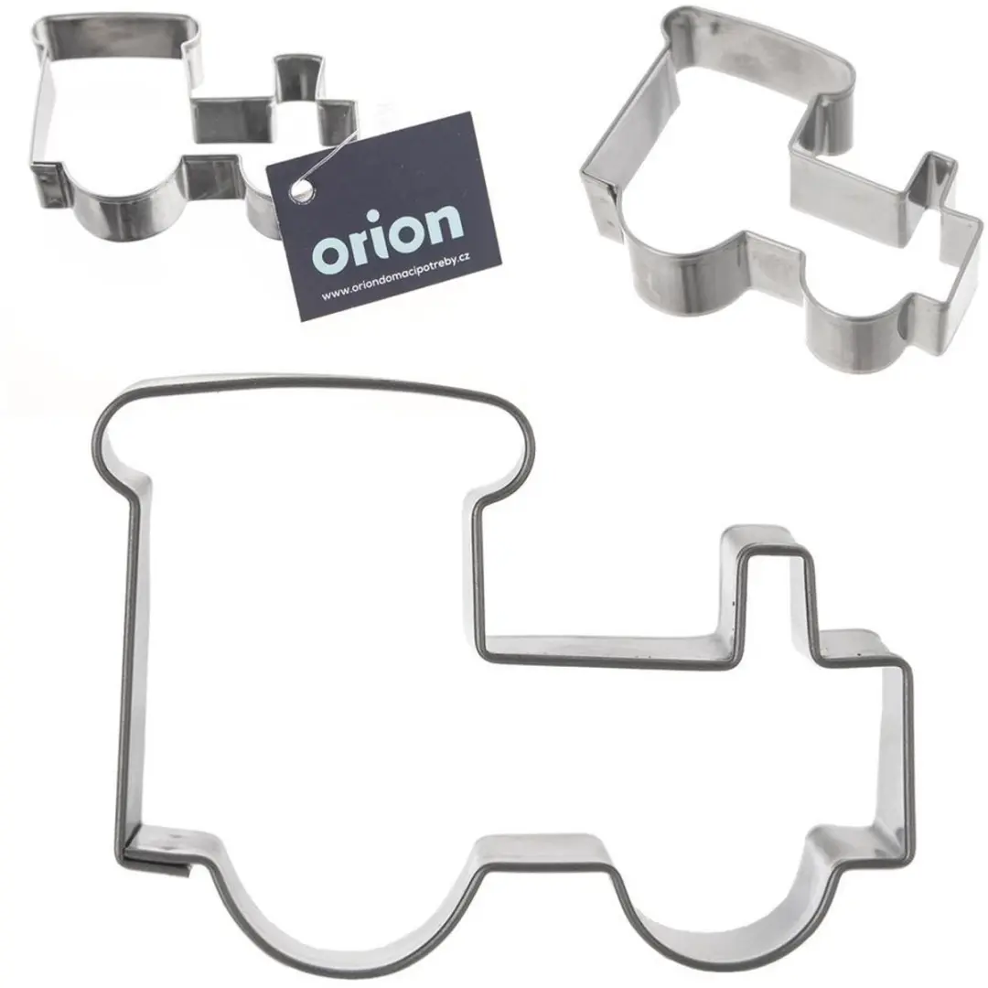 Orion RVS Locomotief Uitsteekvorm 6cm - Zilver