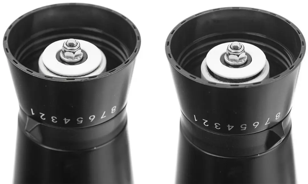 Orion Stalen Koffiemolen Handmatig - 21 cm - Zwart
