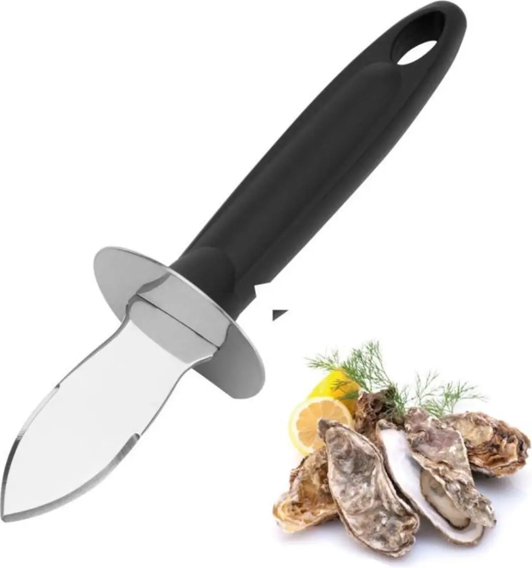 Westmark Oestermes 19,7cm - Zwart/Zilver