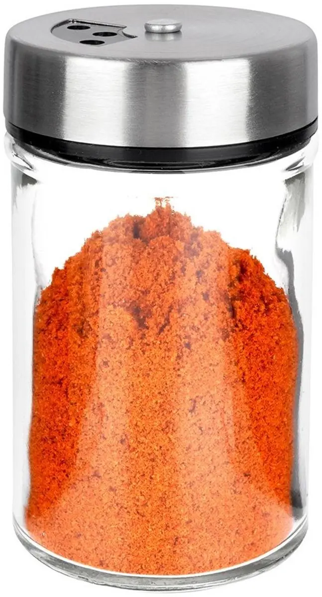 Orion Glazen Kruidenpot 100ml - Roestvrij Staal