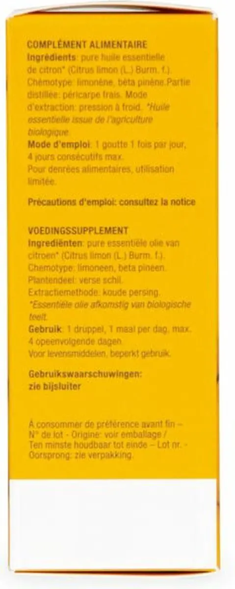 Purasana Citroenolie Bio 30ml