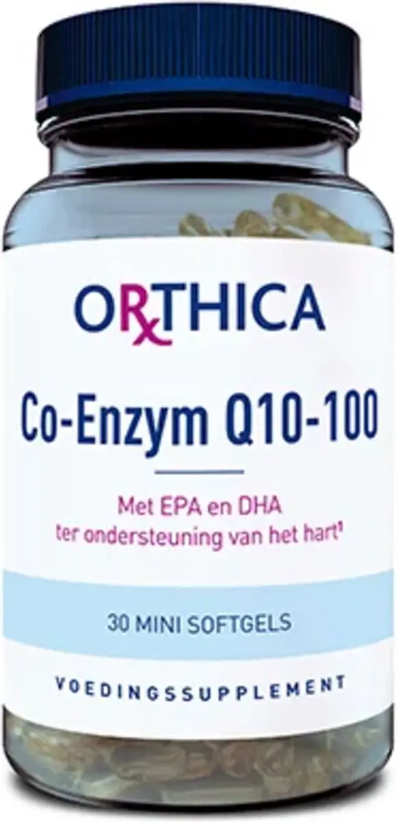 Orthica Co-Enzym Q10-100 - 60 Capsules (2x30)