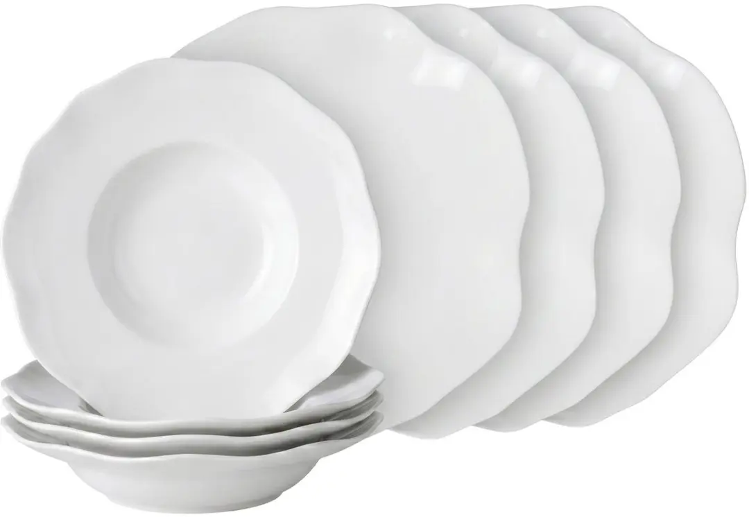 Villeroy & Boch Pura Pizza- & Pastaset 8-delig