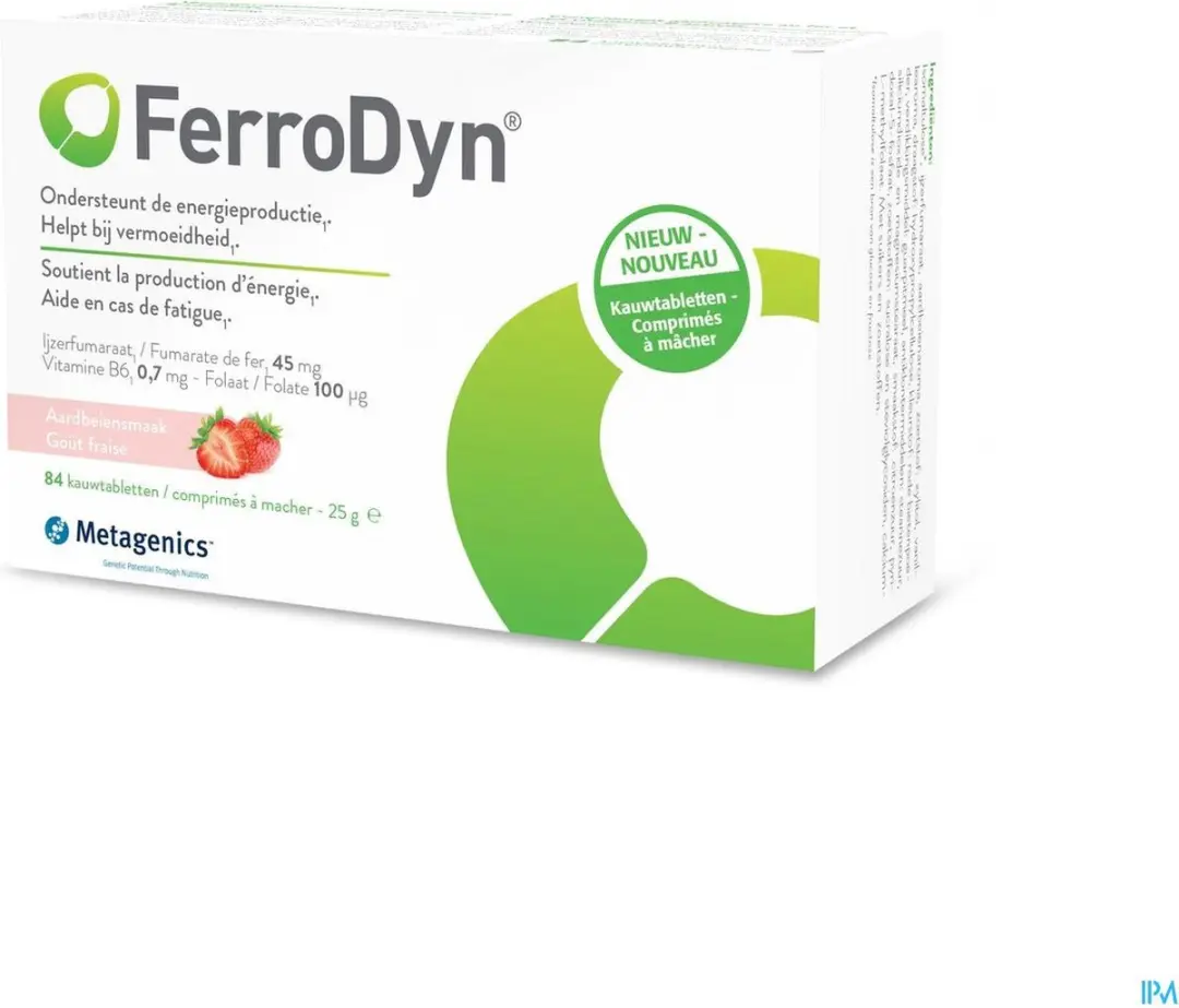 Metagenics FerroDyn Kauwtabletten - 84 Stuks