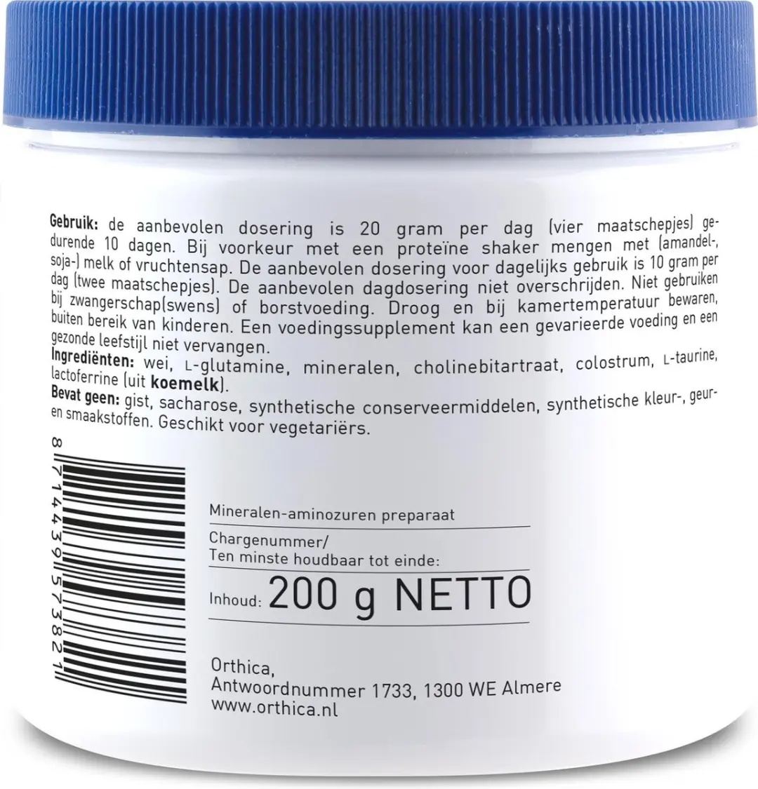 Orthica Orthi Mucos 200g Poeder - 10-daagse kuur