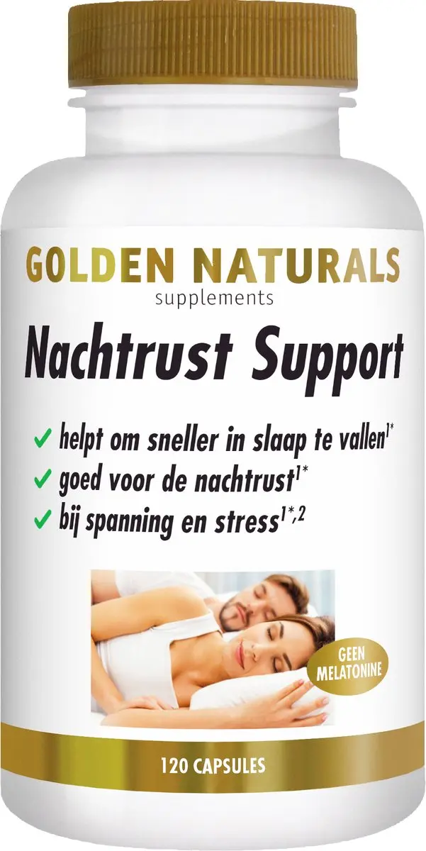Golden Naturals Nachtrust Support 120 Vegan Capsules